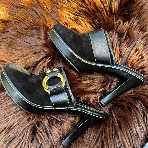 COACH “Claude” Suede Mules - Picture 4 of 13